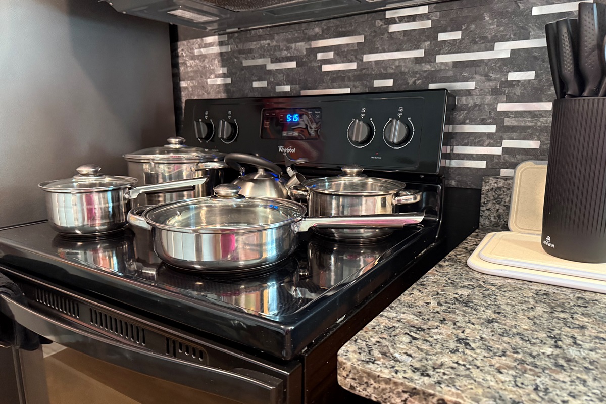 prepare gourmet family meals in your very own kitchen !