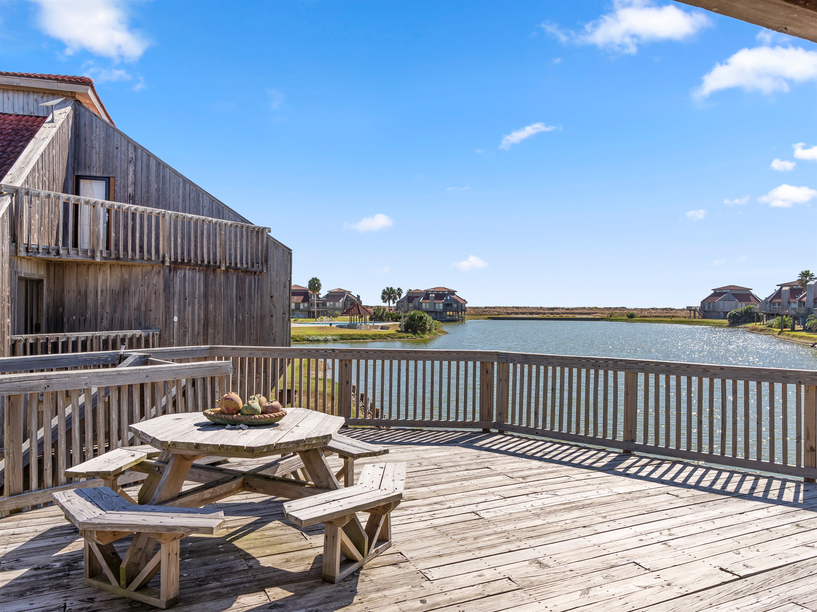 upper deck overlooking lagoon