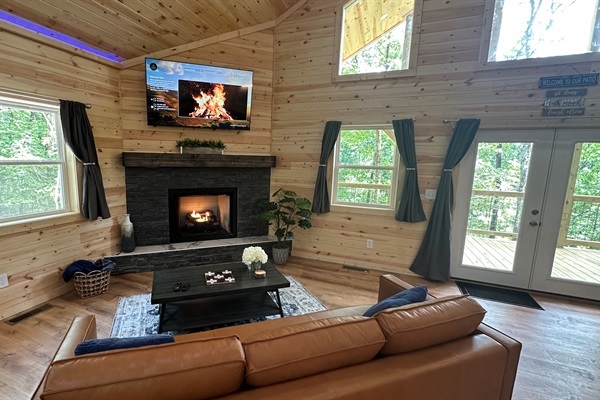 One Touch Gas Fireplace