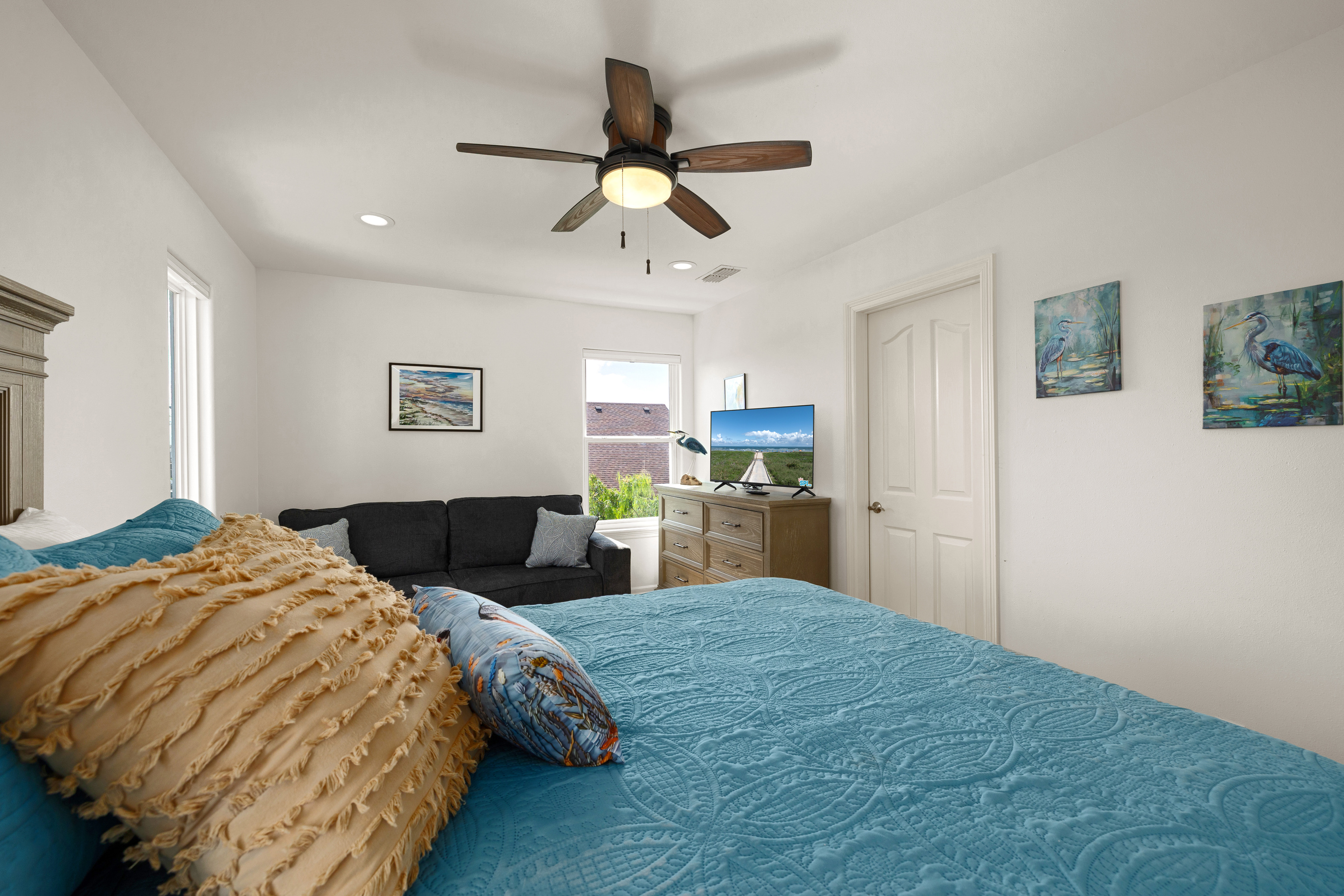 Heron Room/Queen bed, Pull out bed