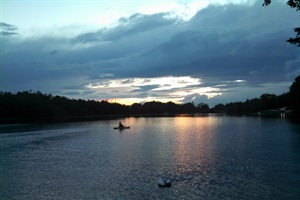 sunset from the property