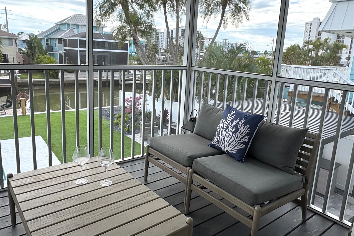 Vista (upper unit) balcony