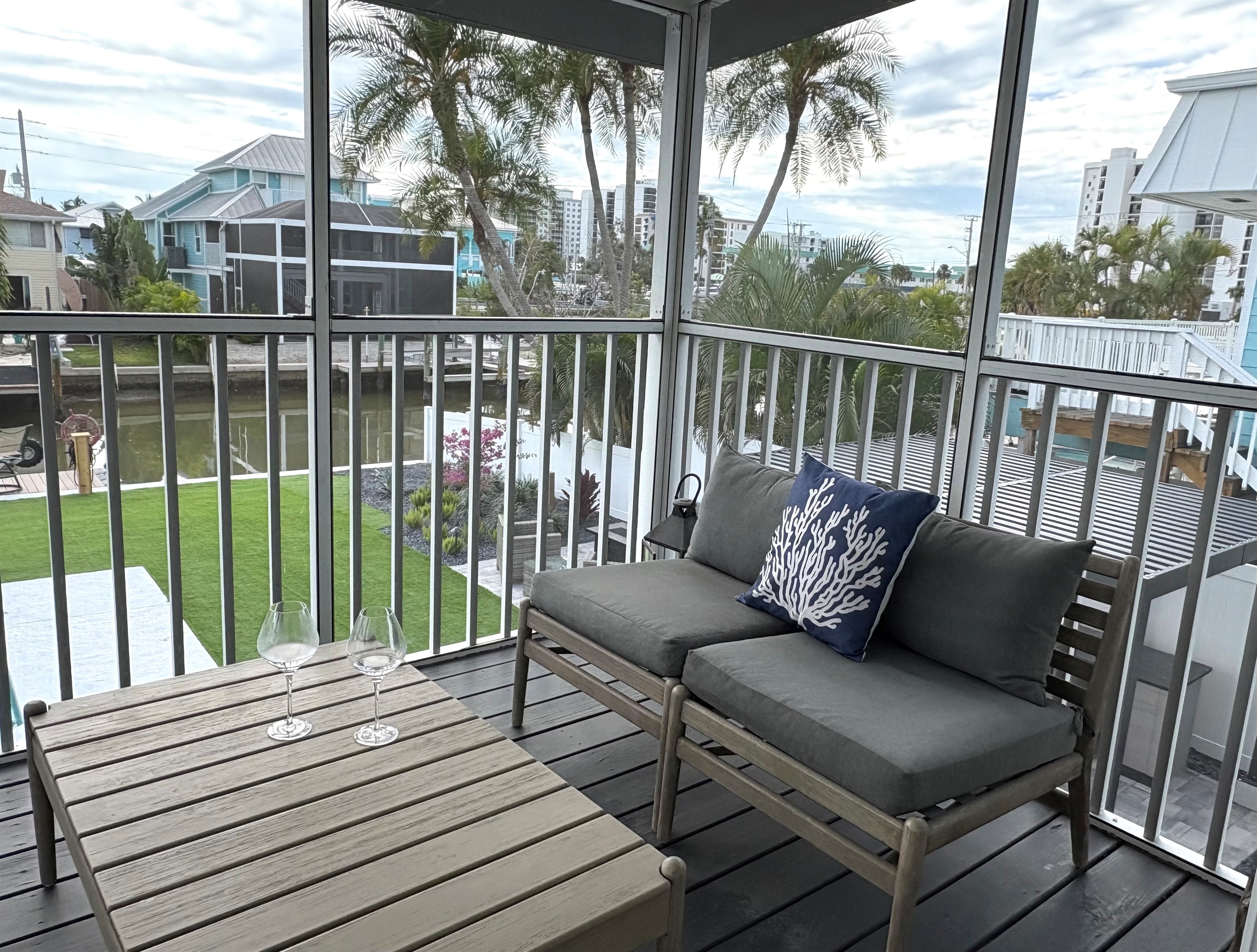 Vista (upper unit) balcony