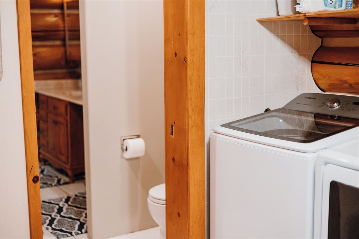 Laundry area, second floor.