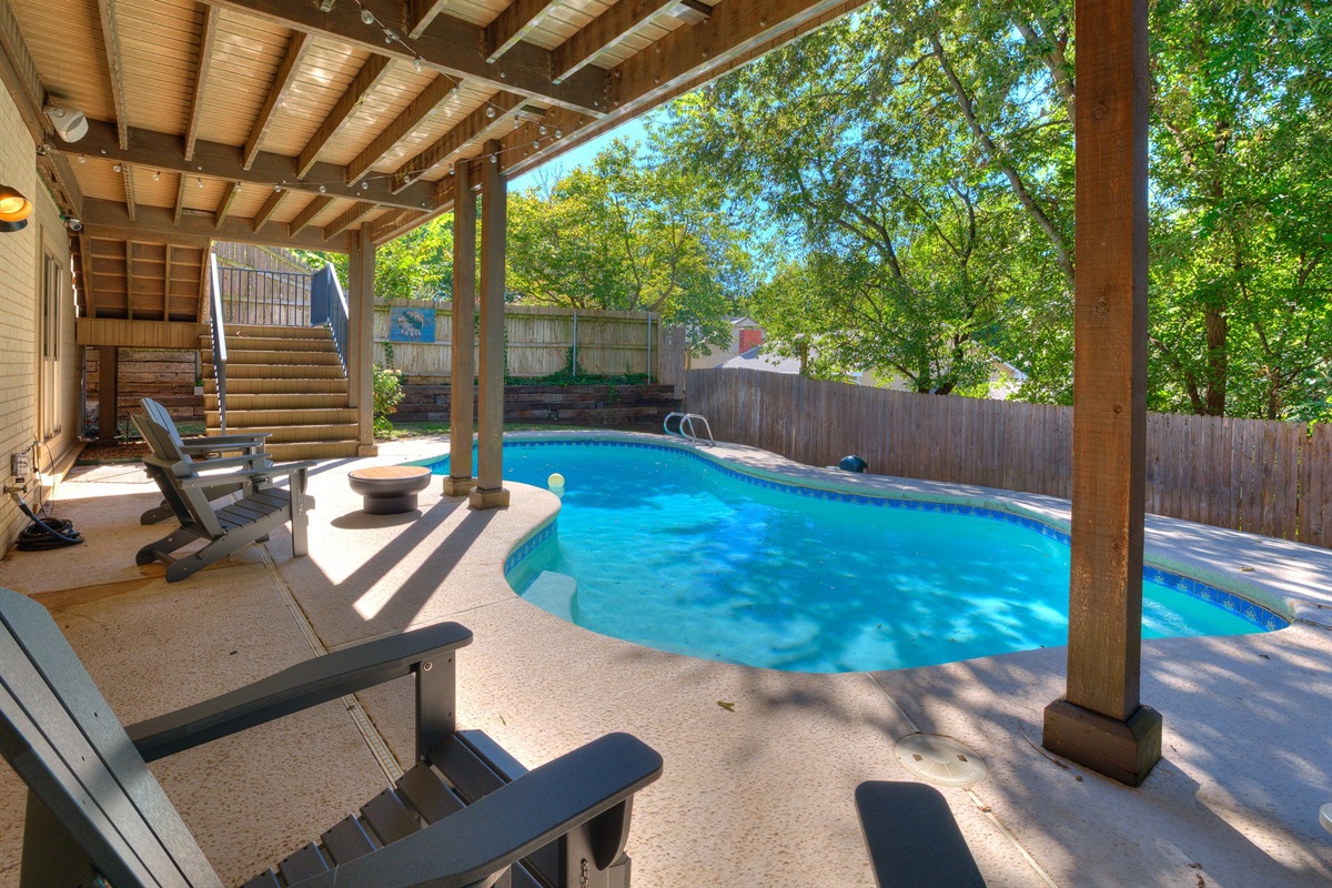 Backyard with Private Pool