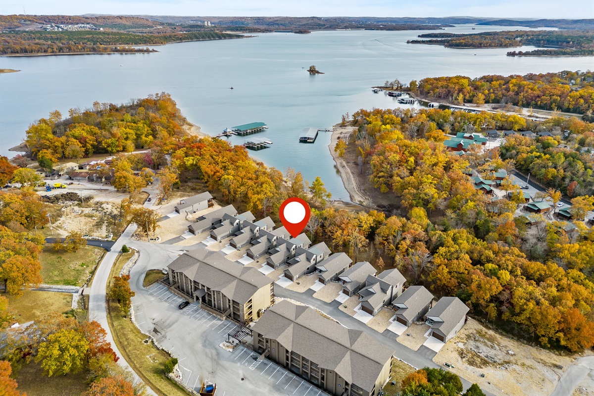 Right next to Table Rock Lake!