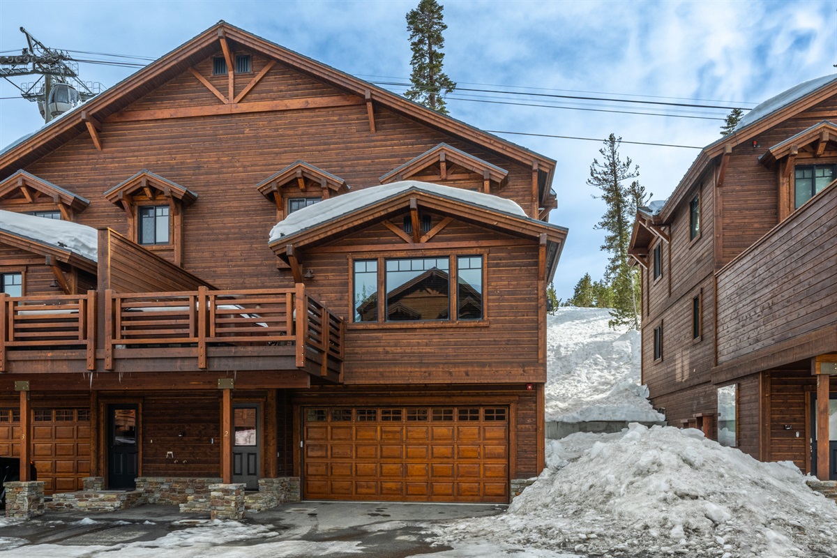 Welcome to Double Black—private entry, clean alpine design, the gondola flying overhead -- and immediate access to Canyon Lodge just beyond.