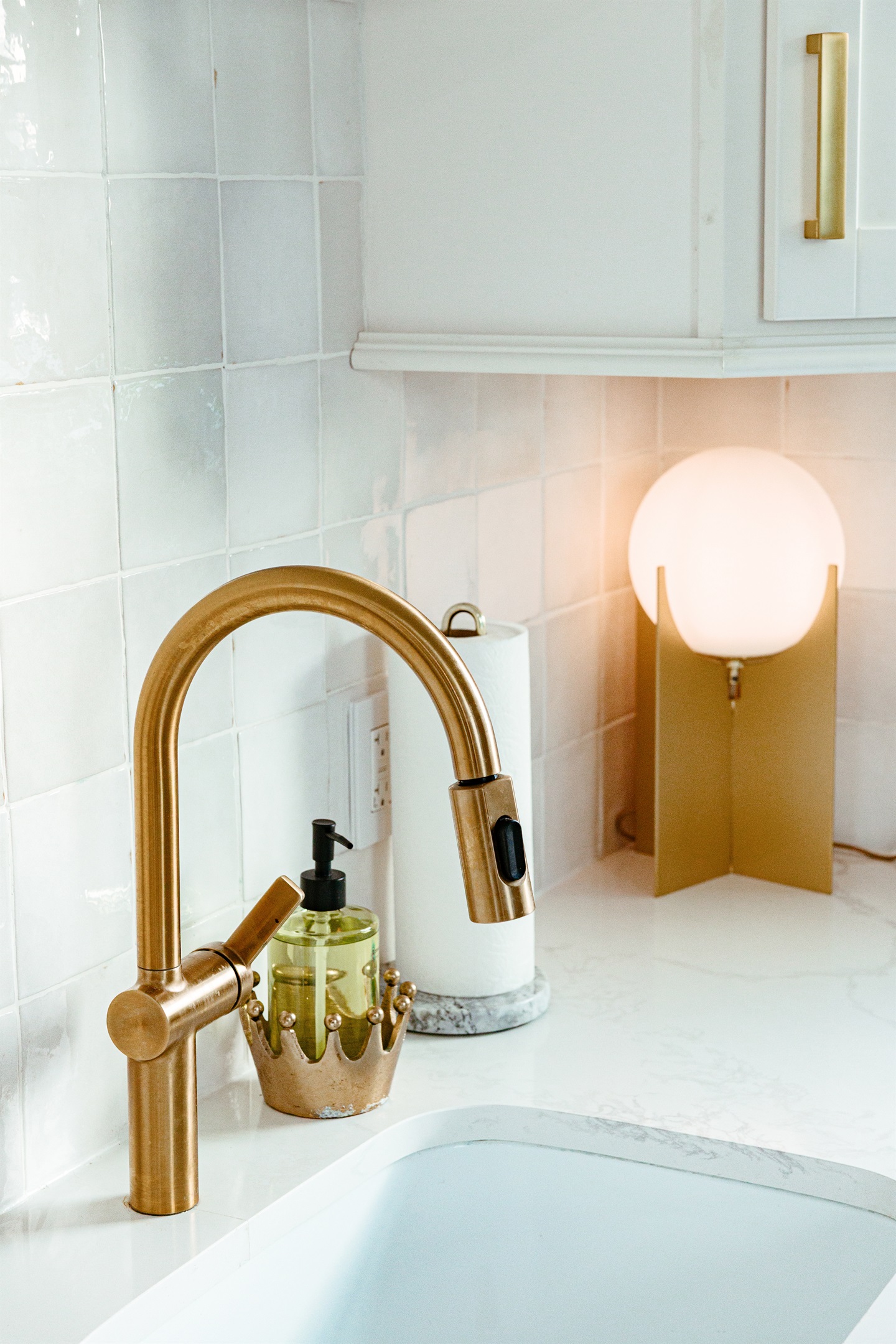 The full kitchen in the cottage has all the cookware and amenities you need to craft tasty meals together.