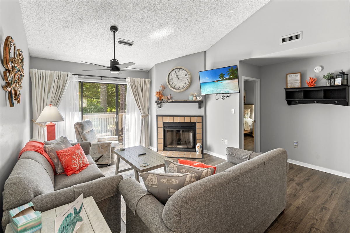 Living Room With Sofa Bed