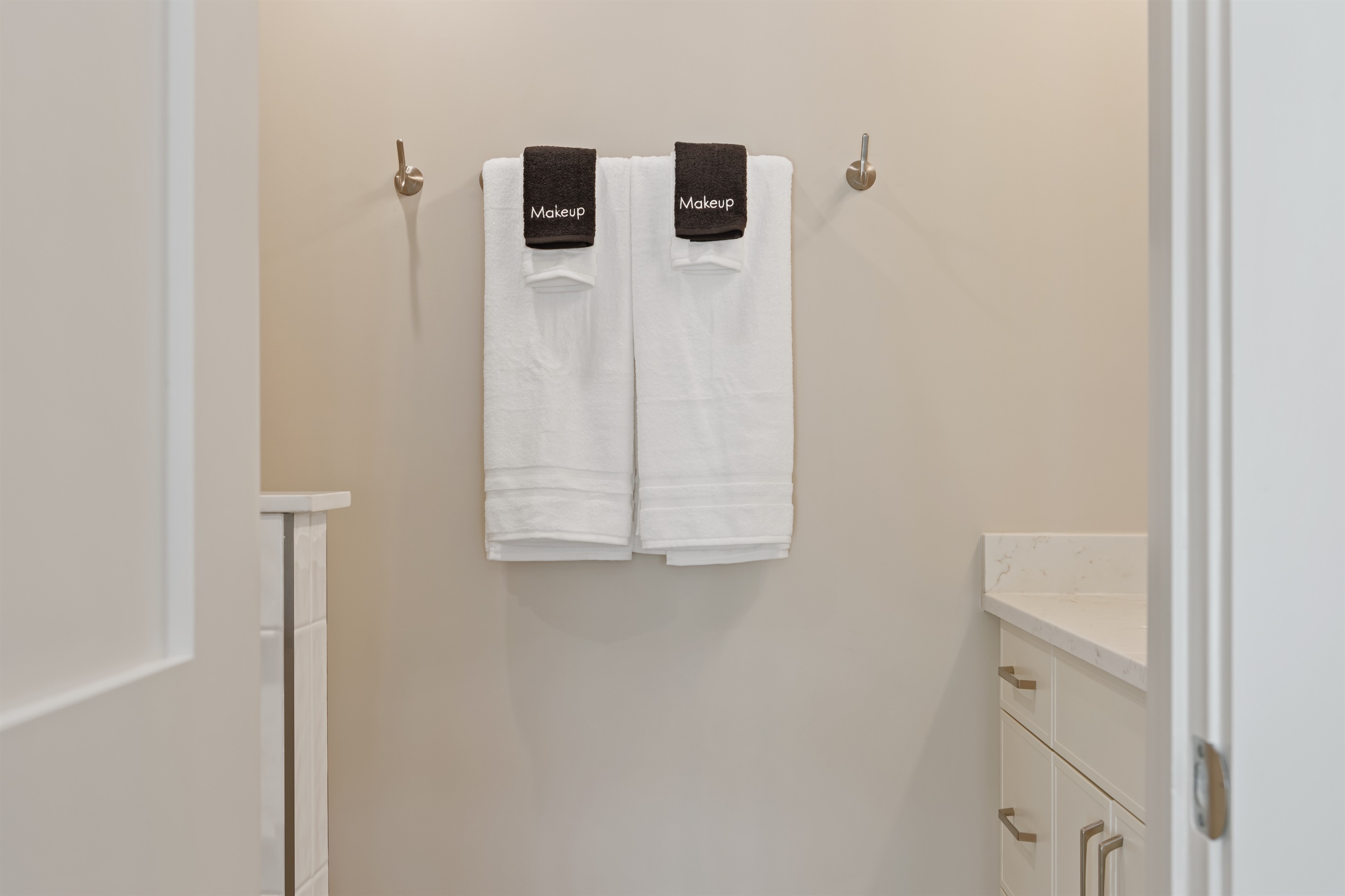 Thoughtful touches throughout | bath linens provided