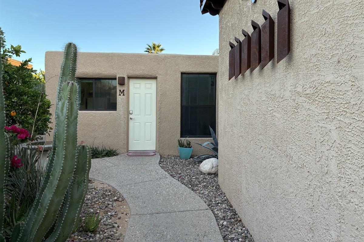 Walkway from parking lot to Casita M.
