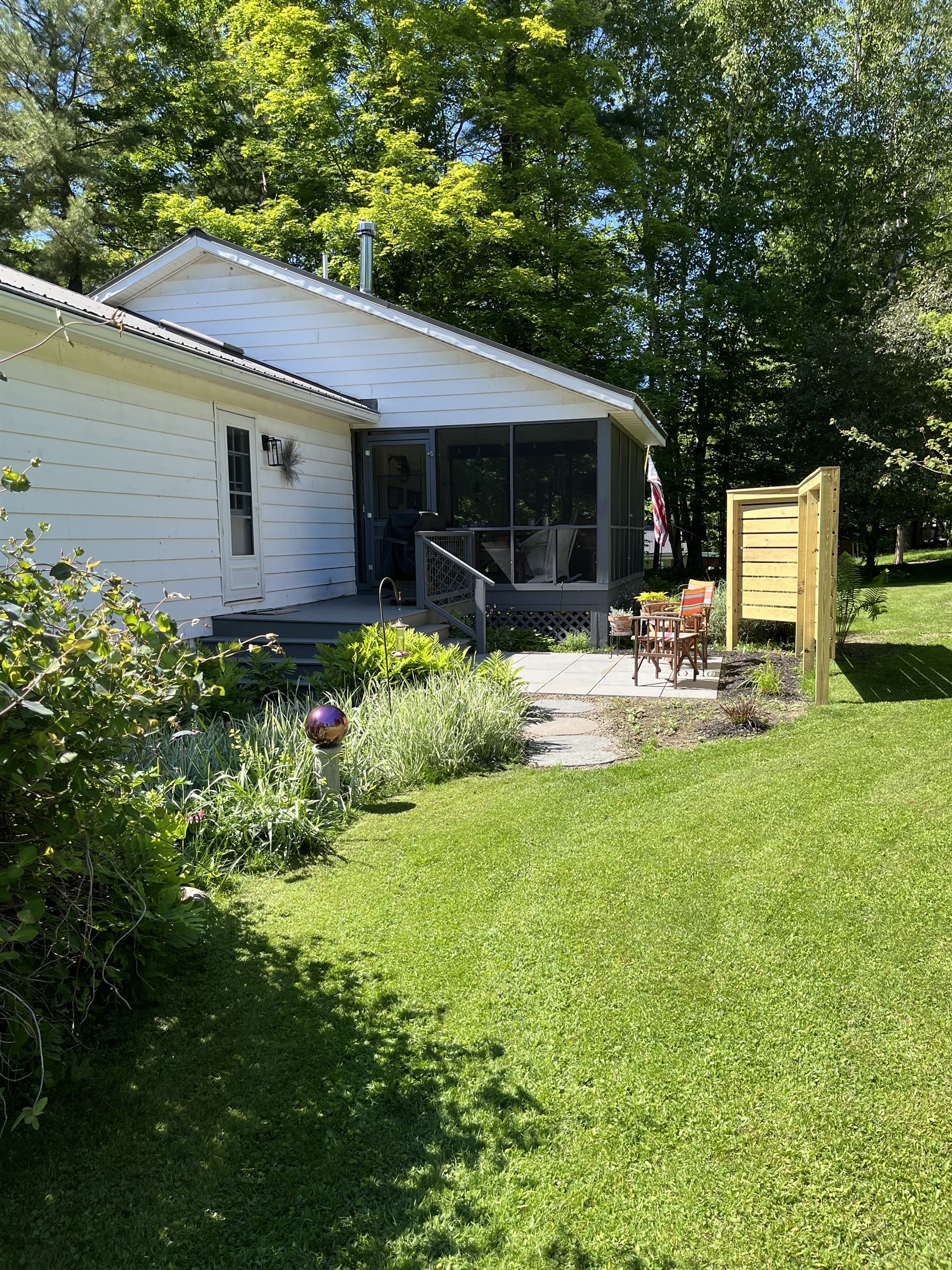 NEW Bluestone patio and privacy fence