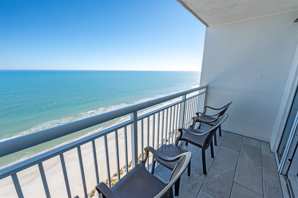 Breathtaking Views from Balcony!