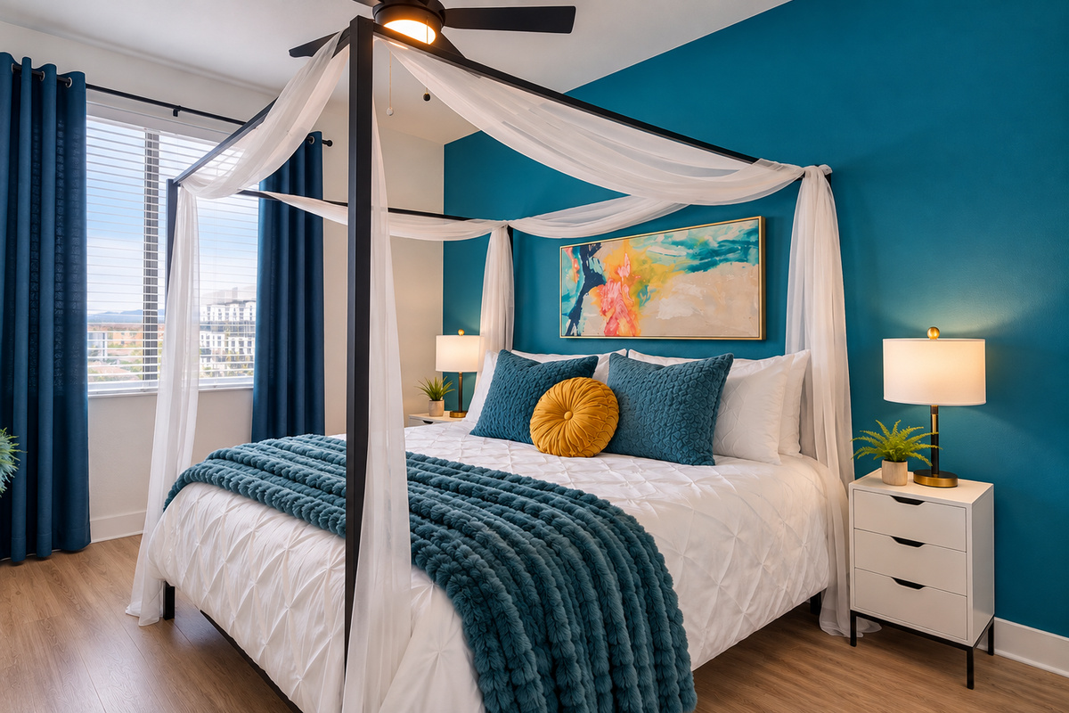 Peaceful and private bedroom in this Scottsdale Airbnb near Mayo Clinic Hospital 🏥🌵—ideal for patients, families, or medical professionals seeking a comfortable Arizona stay.
