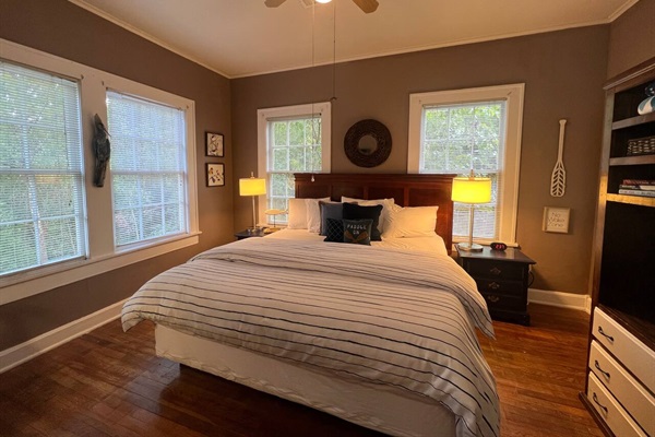 The Cane River Room has a king bed and second story views of the bayou!