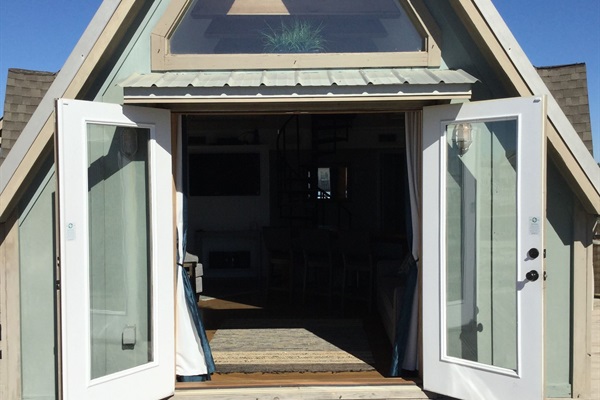 The deck and view are ready for you and your guests!