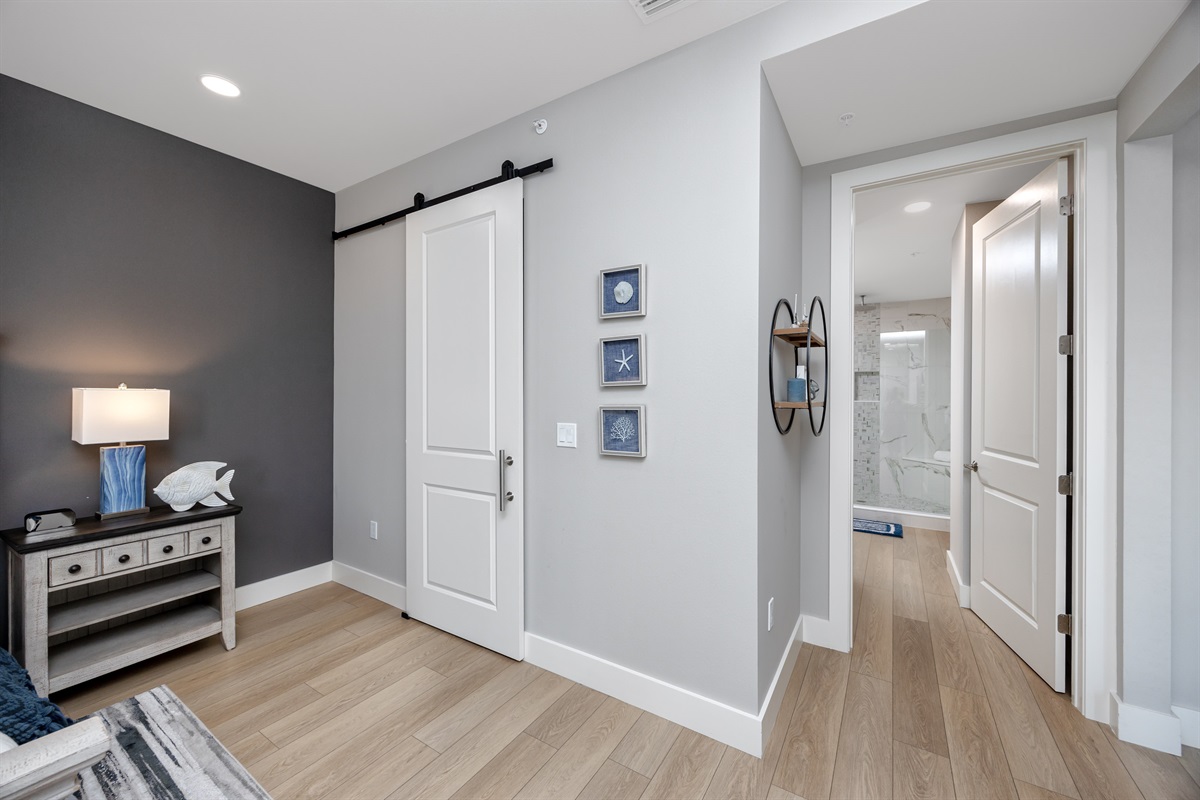 Primary Closet & En Suite Bathroom