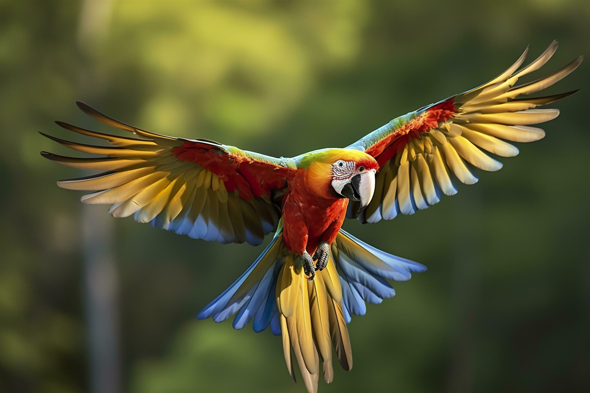 Macaws will say HI!
