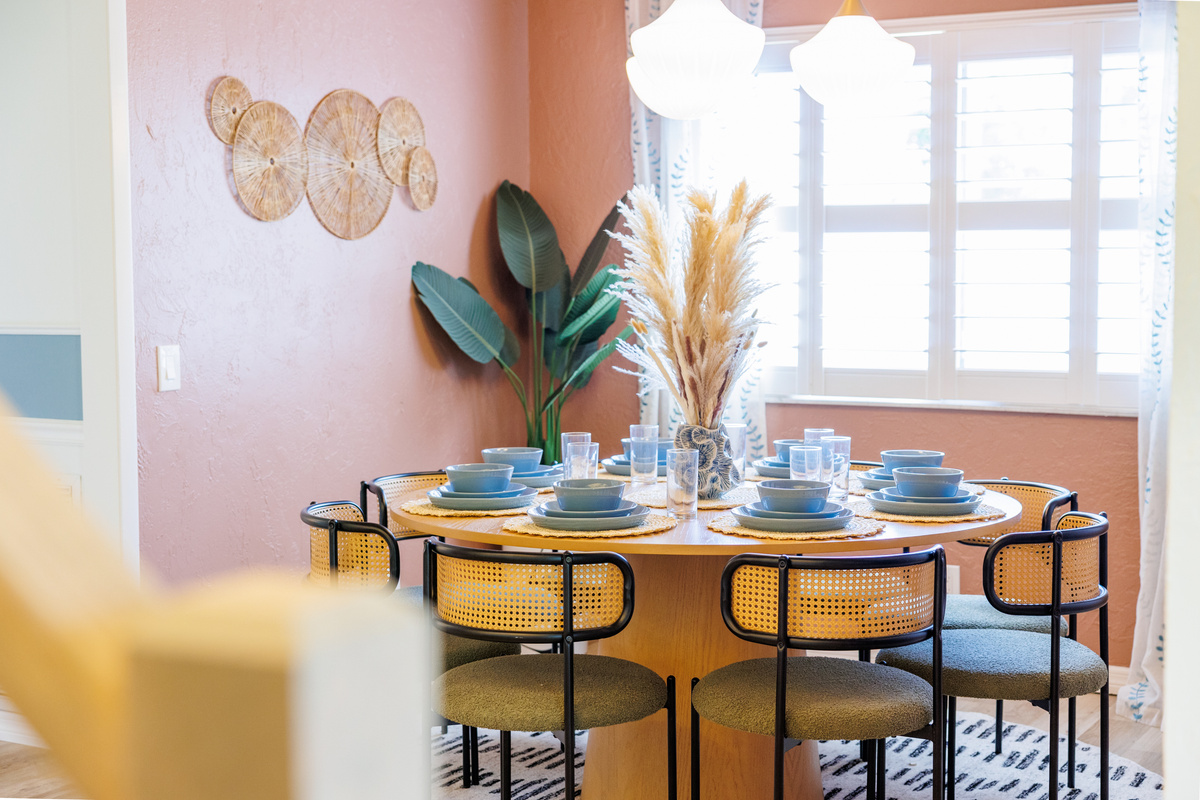 Pull up a chair. Meal time is better with family, friends, and conversation.