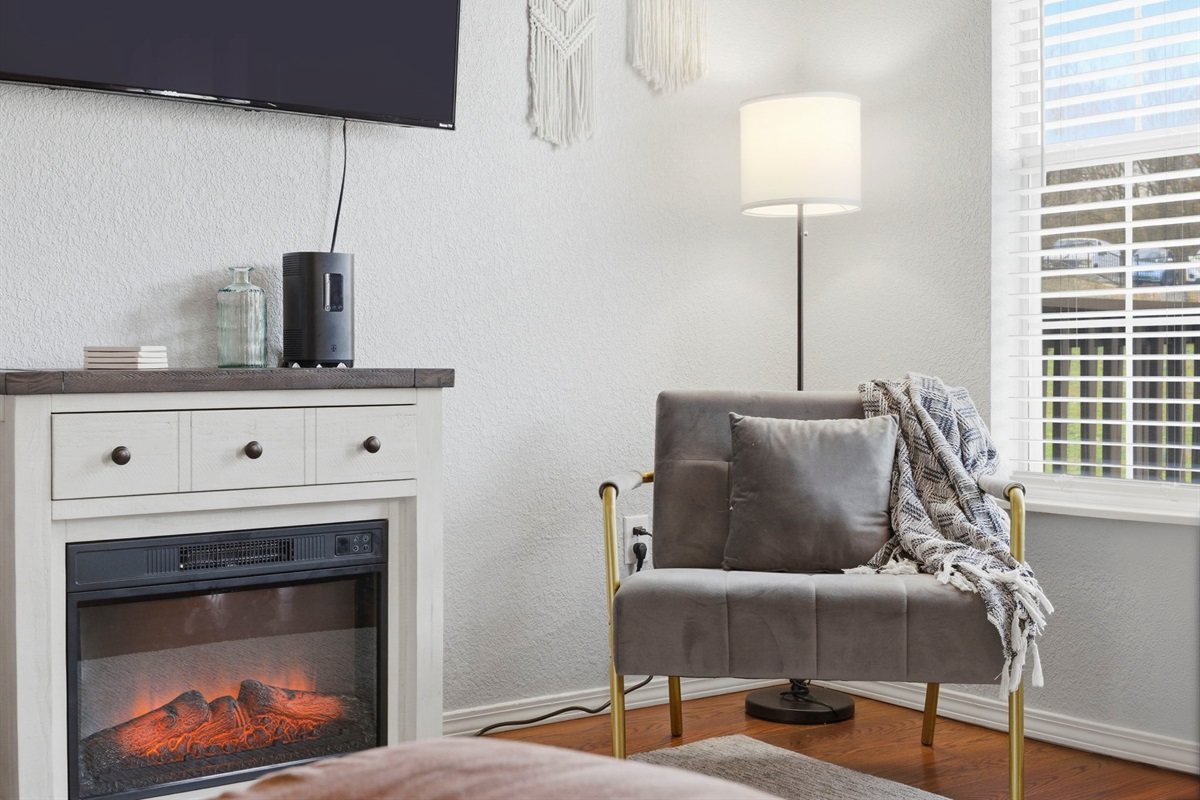 Lounge in style in your warm and inviting living area.