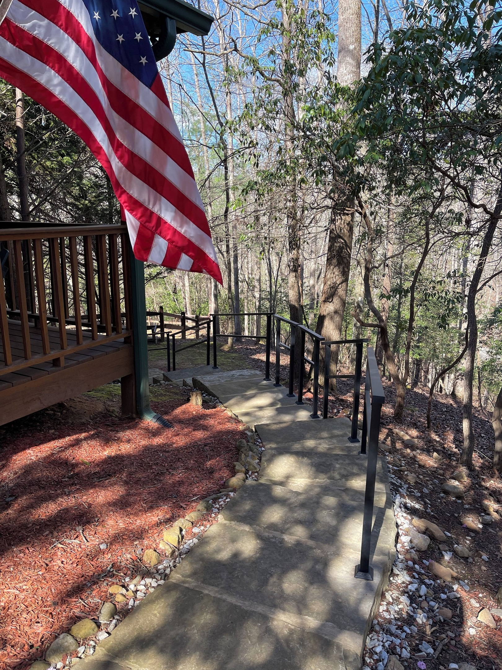 Steps to Fire Pit