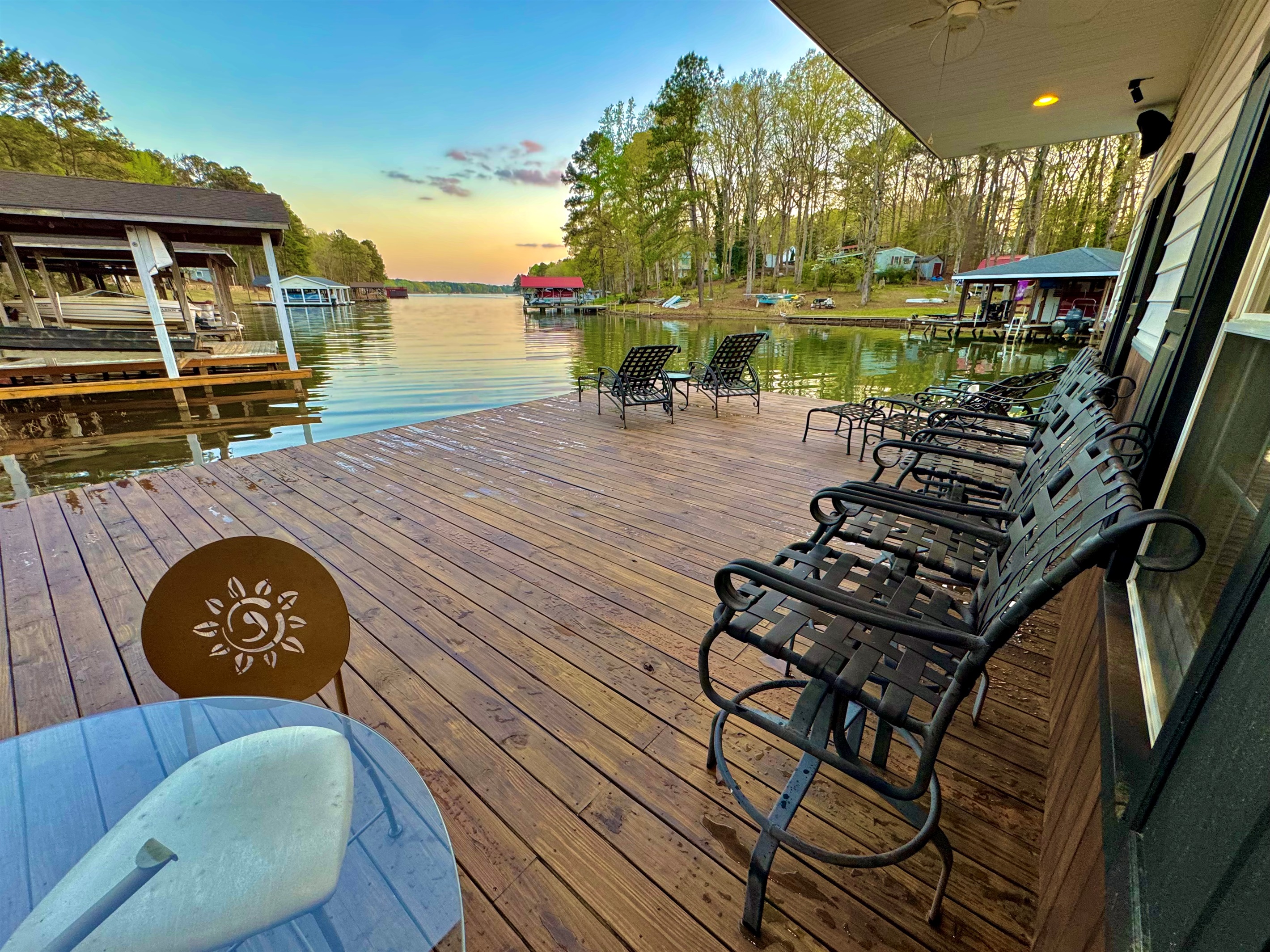 Sun deck, or sunset deck!