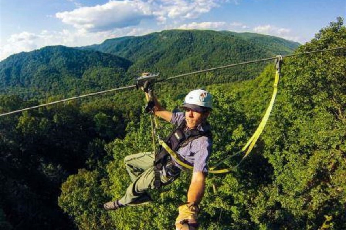 Nearby zip lines- 1 in Lake Lure , 5 minutes from cabin with larger ones in Saluda and Asheville ( The Gorge).