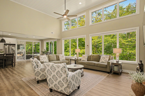 Great room seating area