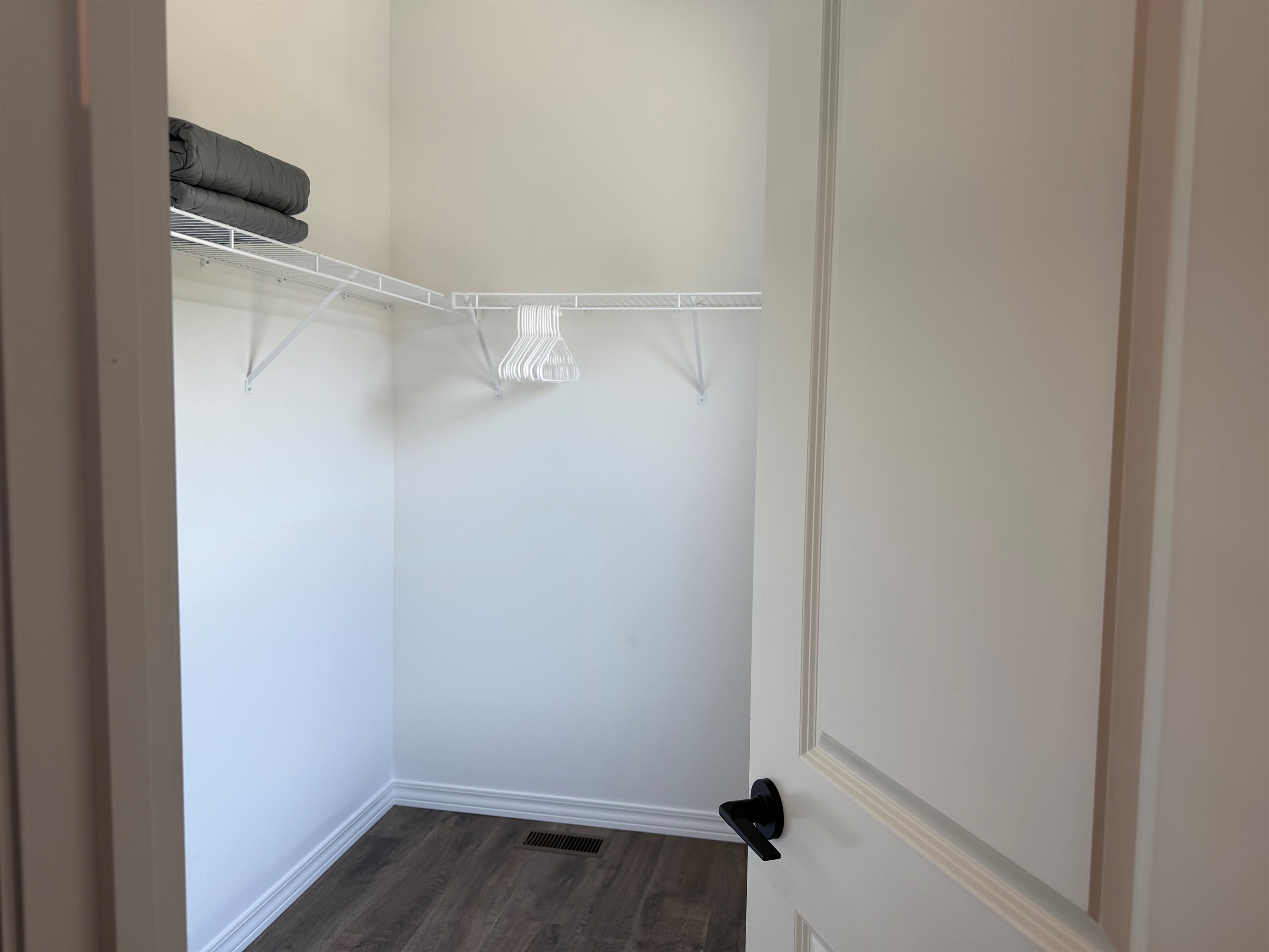 Enormous walk in closets in every bedroom