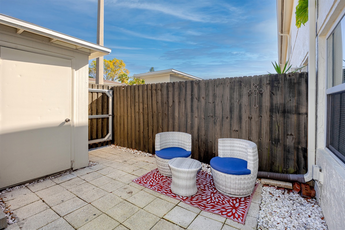 Outdoor seating