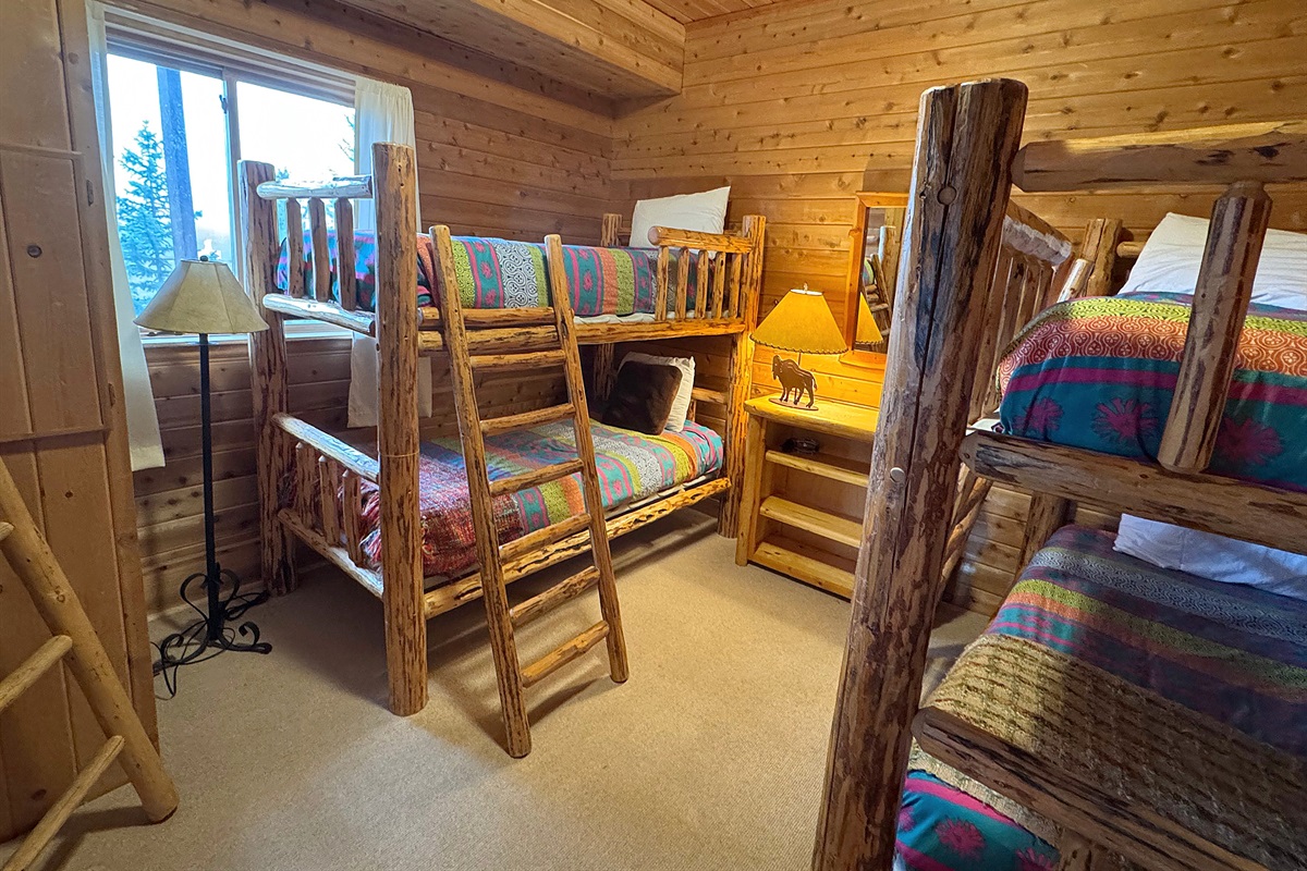 Twin bunk bedroom #4 on lower level
