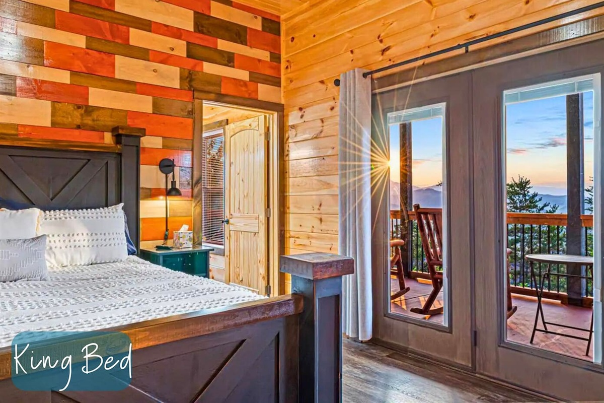 The Other King Suite on the Main Floor with Deck Access and Ensuite Bathroom