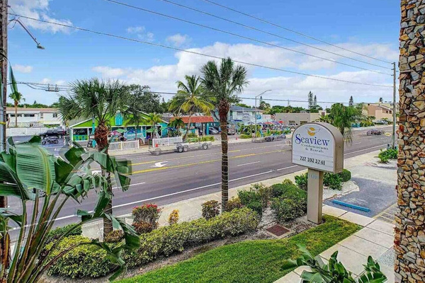 Walk across the street to dining options