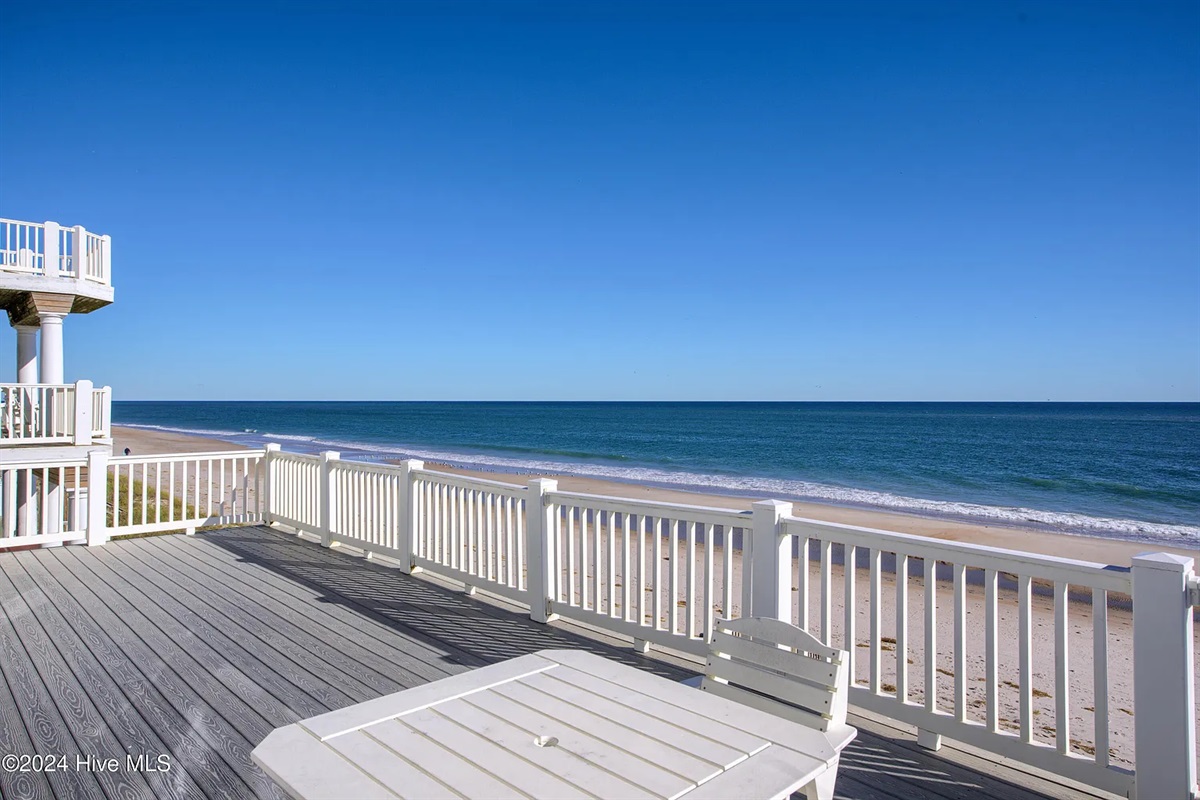 Spectacular panoramic vistas from the upper-level sun deck