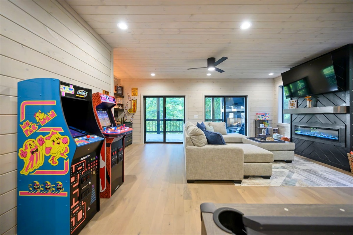 Arcades, pool and ping pong, board games...so much to do.