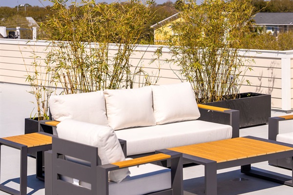 Rooftop Deck | Rosewood Retreat | 2605 Palm Blvd, Isle of Palms, SC | IOP Escapes