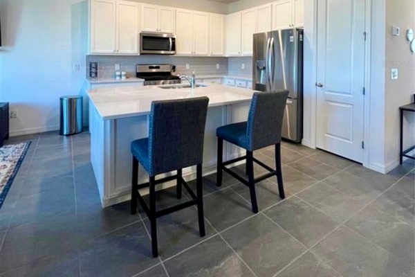 Kitchen Island with Stool