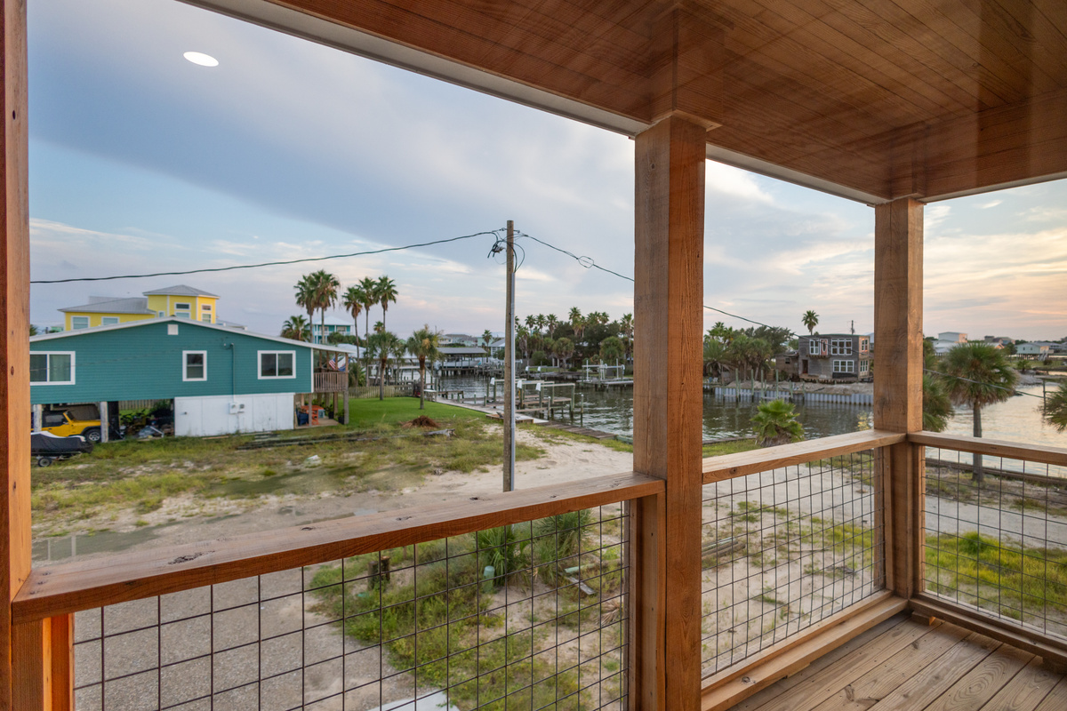 view from back deck