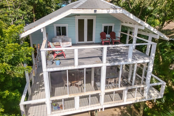 Back Balcony and Porch
