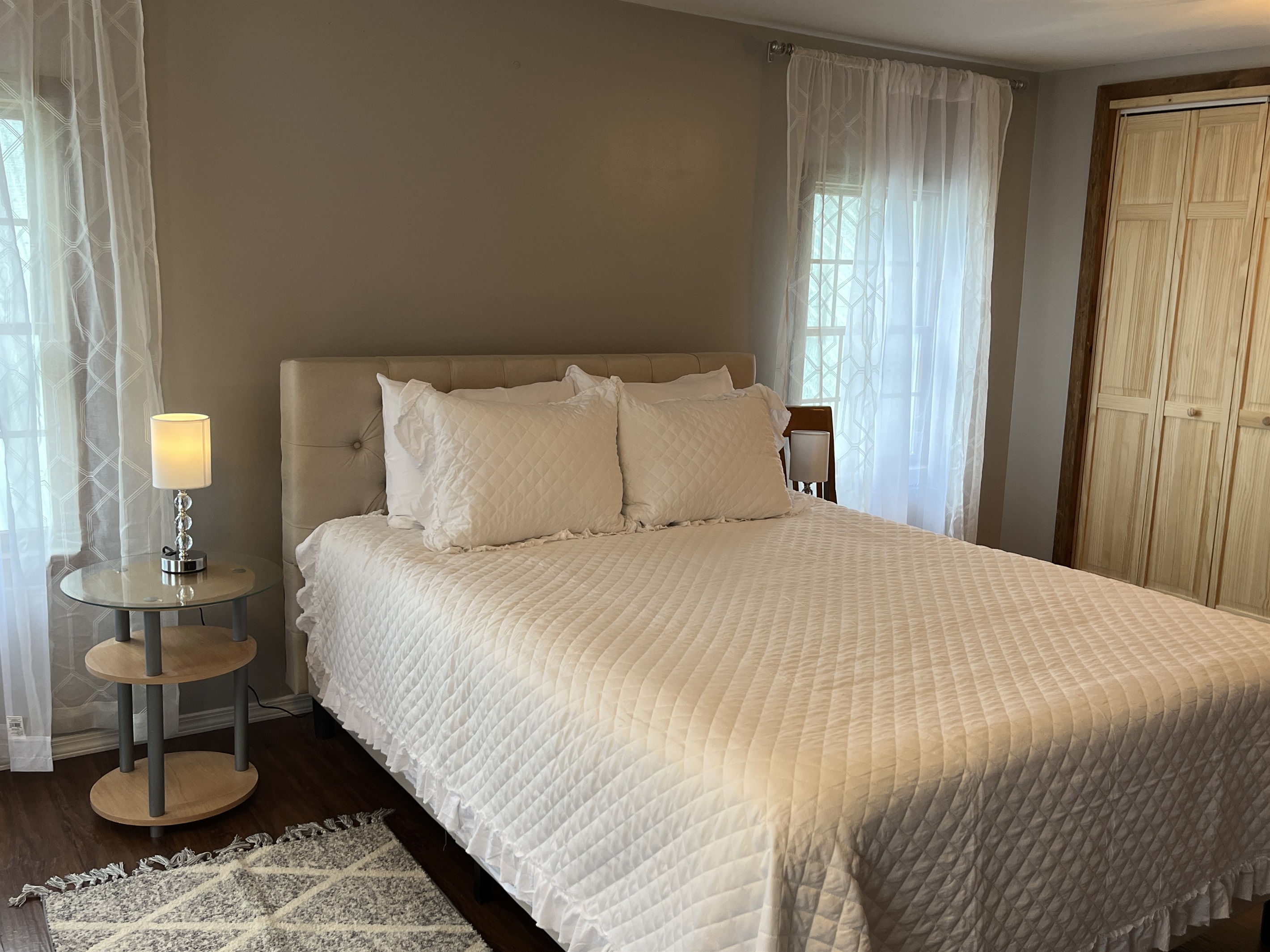 Primary bedroom with Queen