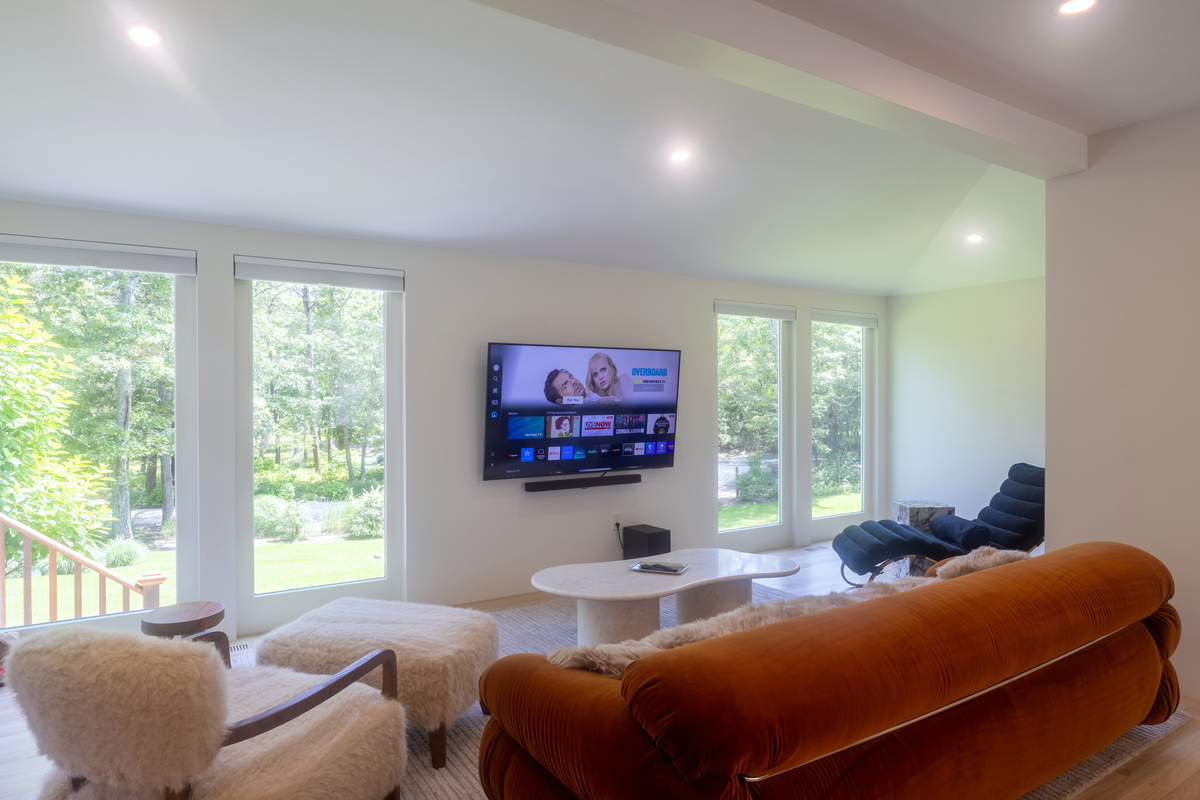 Living room with TV