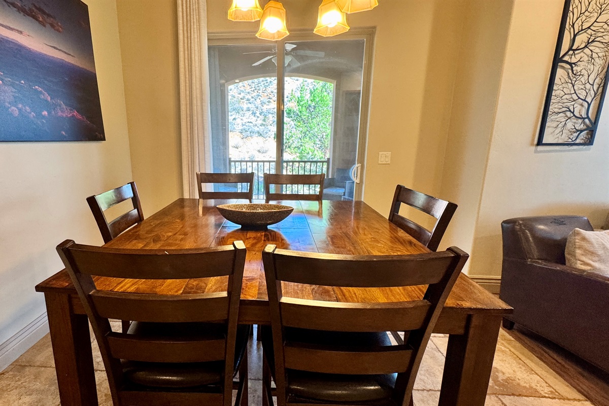 Great space to eat meals together!
