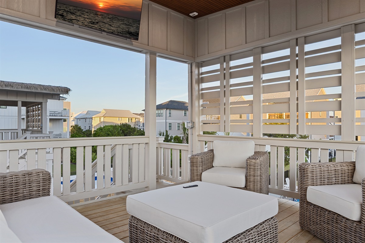 Lounge outside with your favorite sips