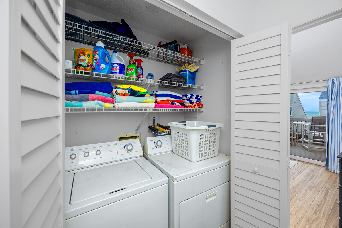 In-unit washer and dryer