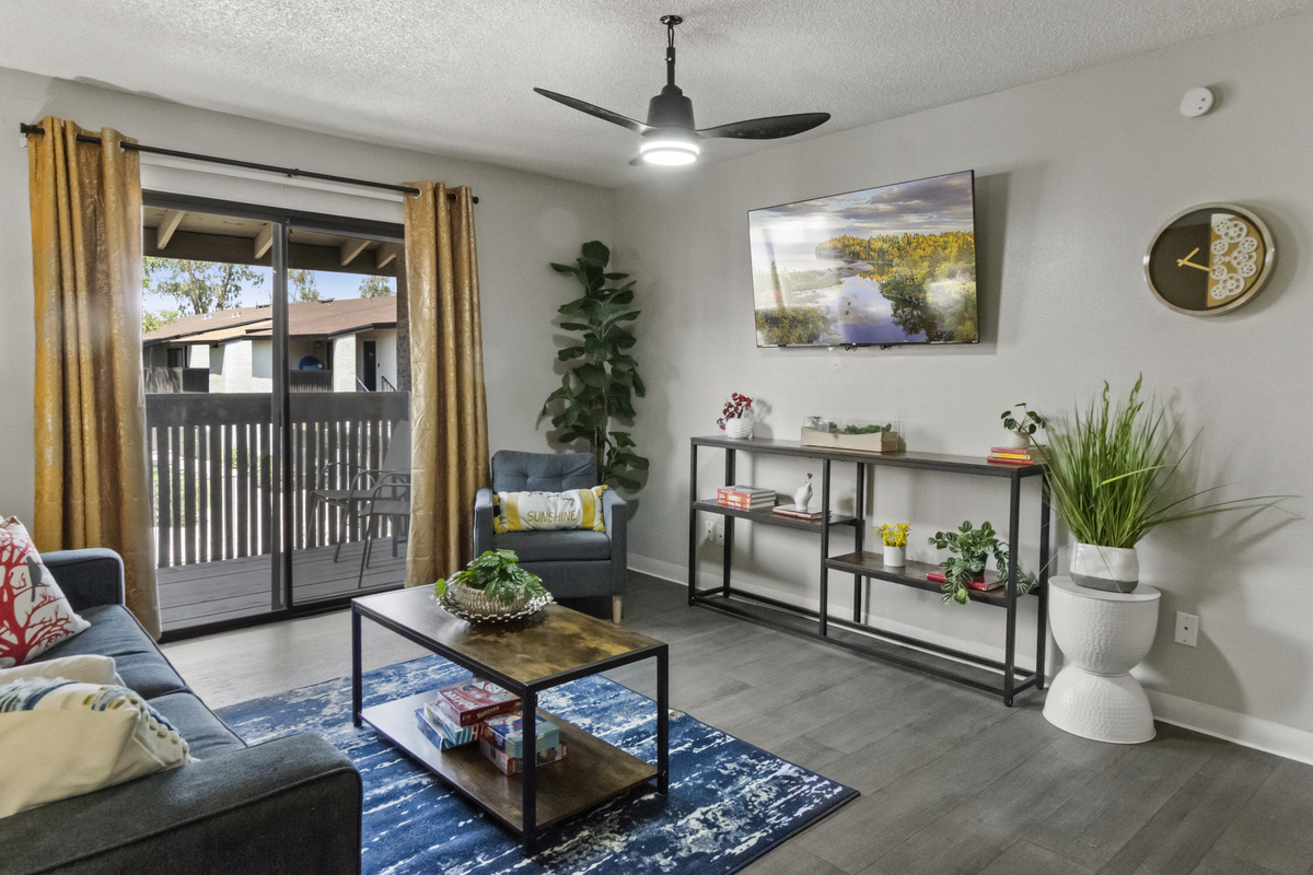 A cozy space to gather, relax, and enjoy a quiet evening during your Scottsdale getaway.