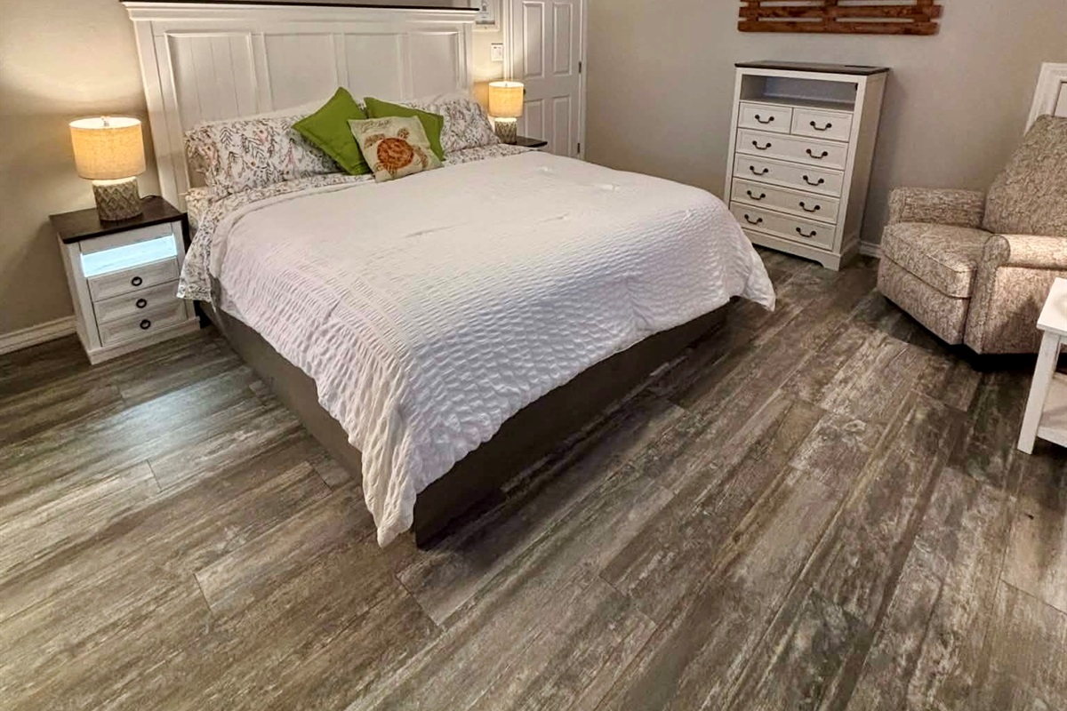 First floor bedroom with recliner