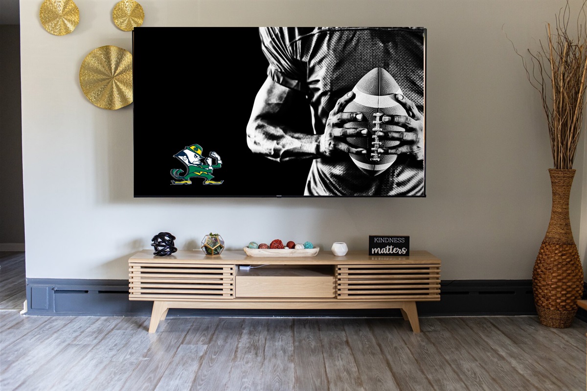 Watch your favorite shows or games on the big 70in screen!