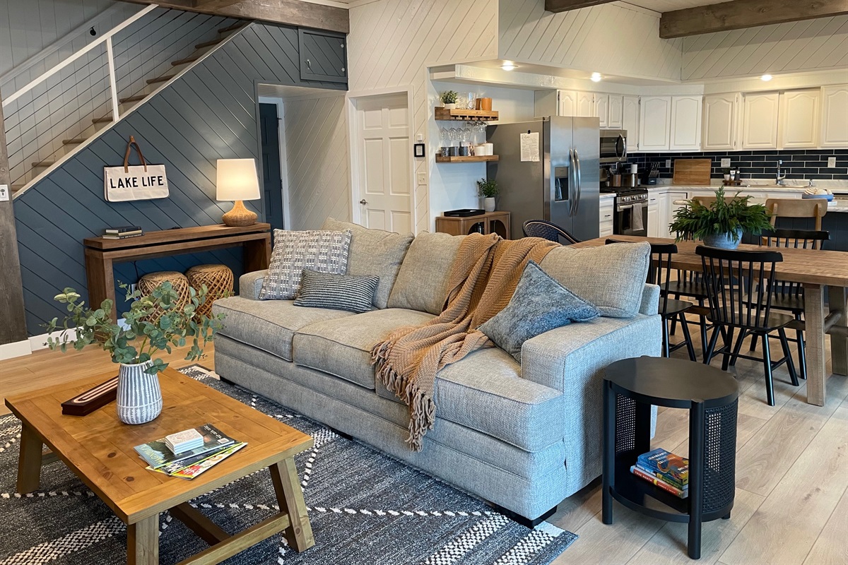 Open concept living/dining/kitchen
