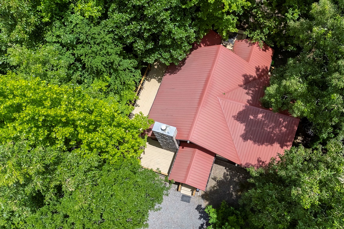 above Whisperwind Cabin