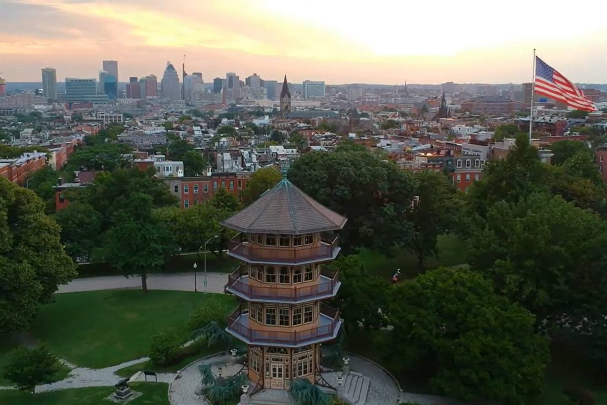 Local Park and Pagoda within a 2 minute walk